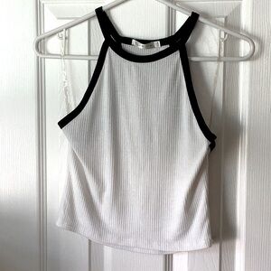 White and Black Women's Top